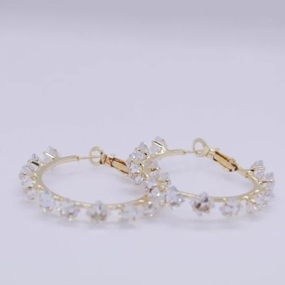 Gold plated Hook Earrings - Picture 5 of 6